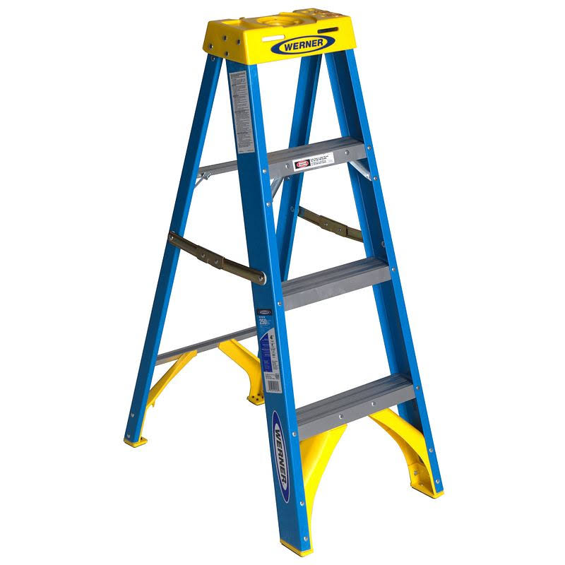 Werner 6004 4 Fiberglass Step Ladder