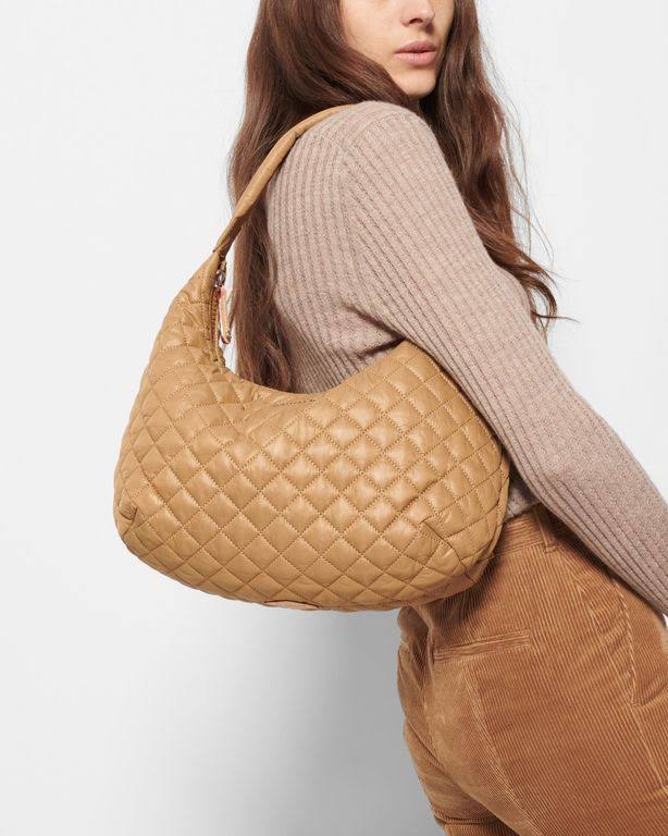 Mz Wallace Caramel Metro Shoulder Bag