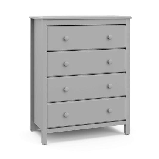 Storkcraft Alpine 4 Drawer Dresser Chest Pebble Gray