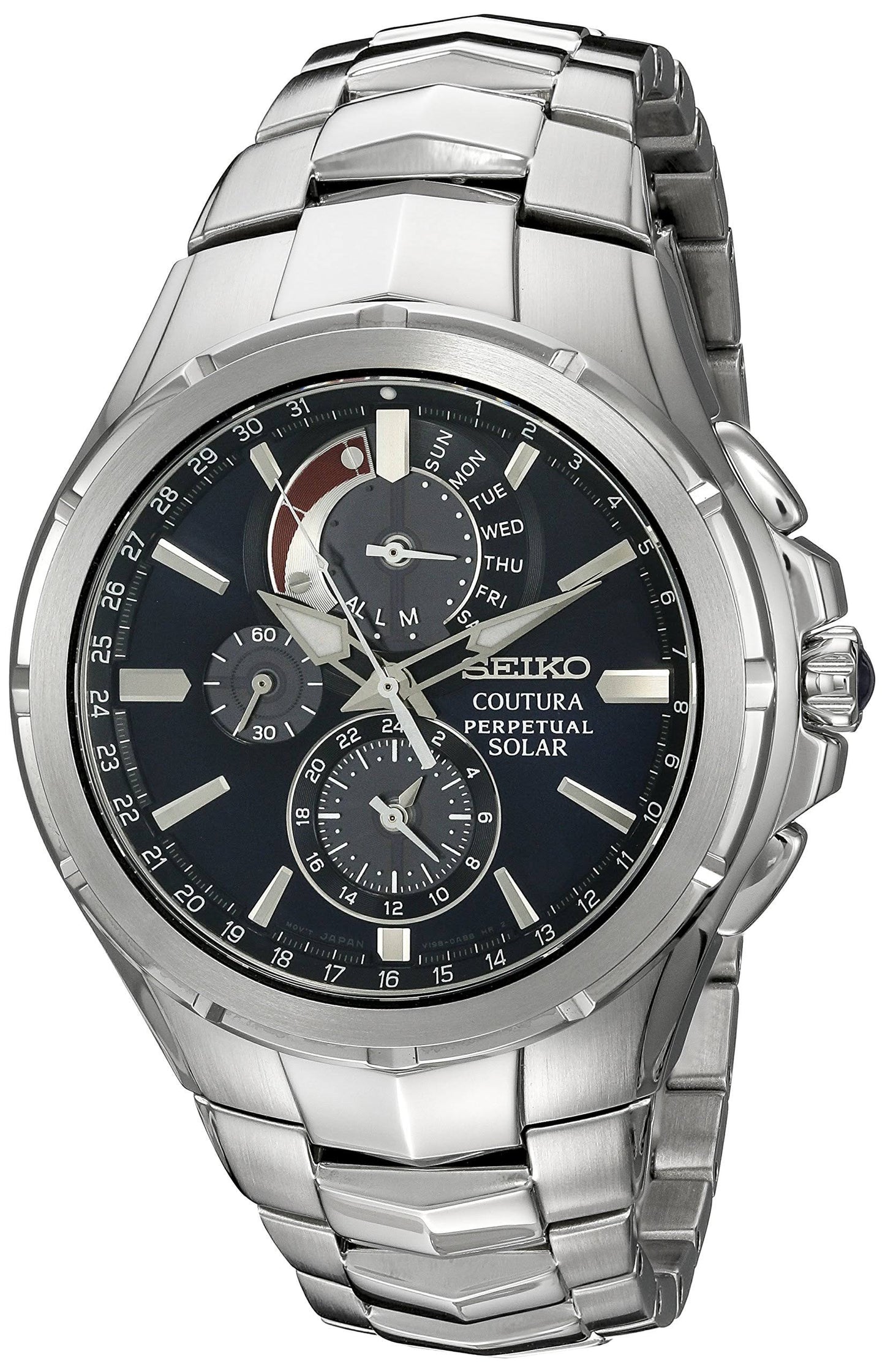 Seiko Men s Coutura Perpetual Solar Watch Ssc787 (Warranty)