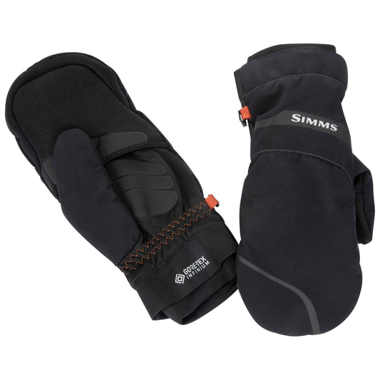 Simms Gore-Tex Exstream Foldover Mitt - Black - L