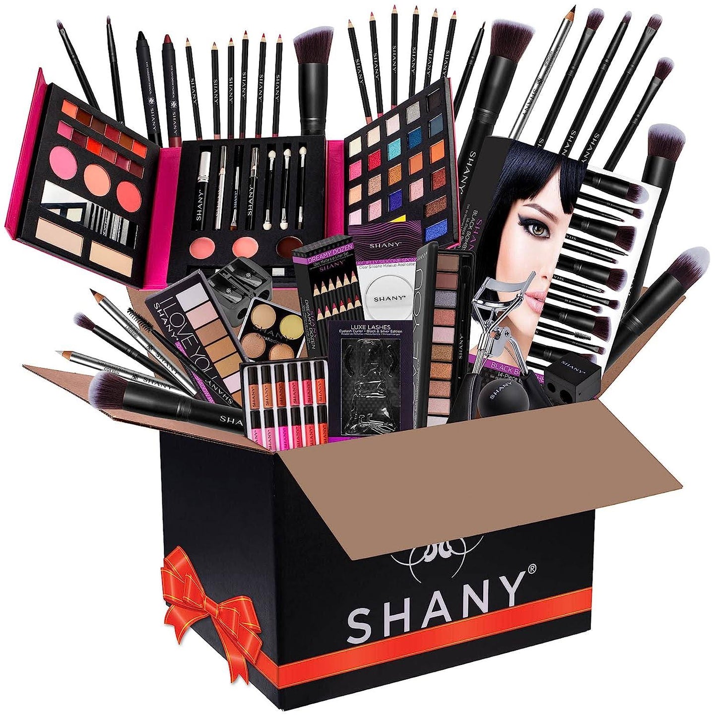 Shany All In One Makeup Bundle - Includes Pro Makeup Brush Set