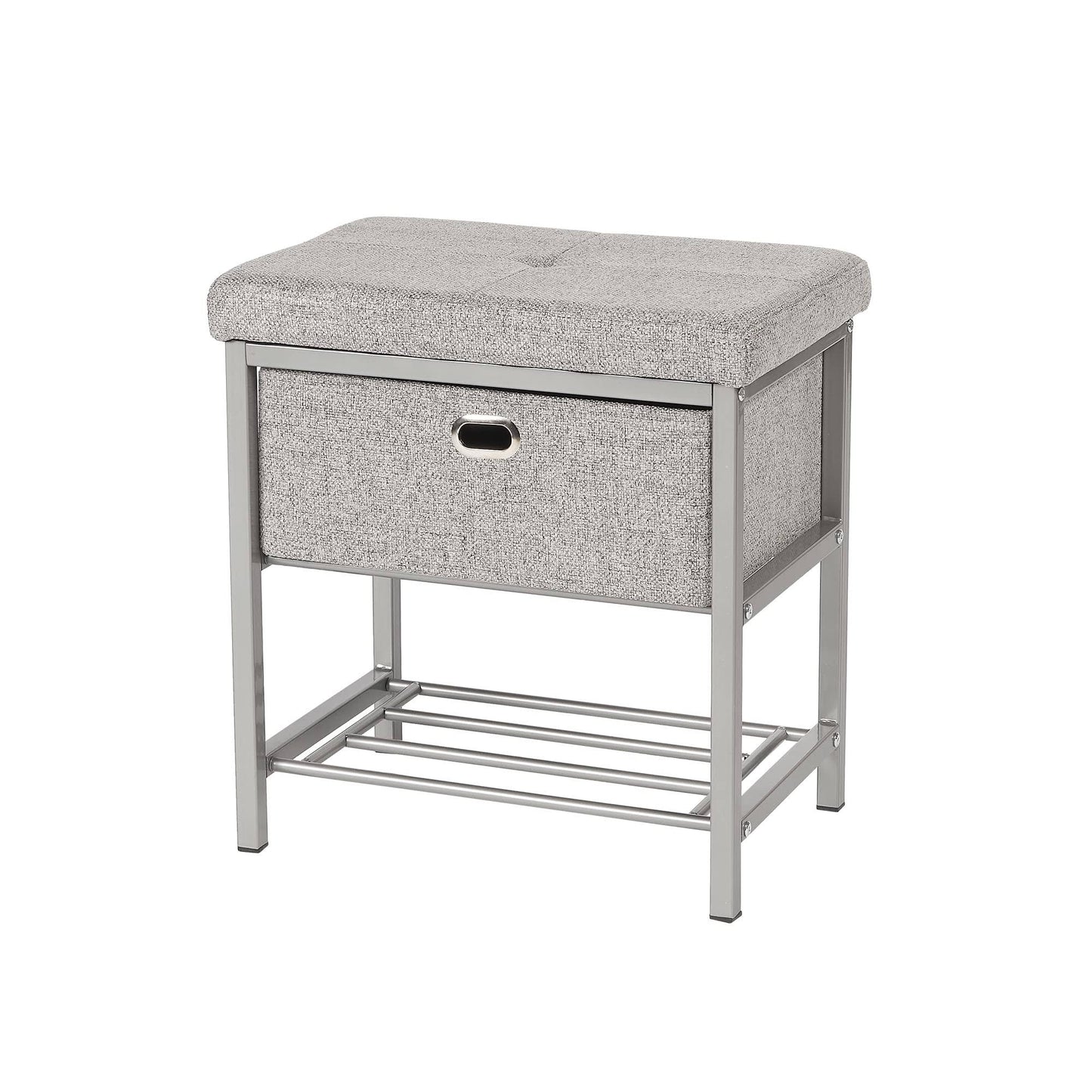 Neatfreak Single Seat Bench With Drawer - Gray