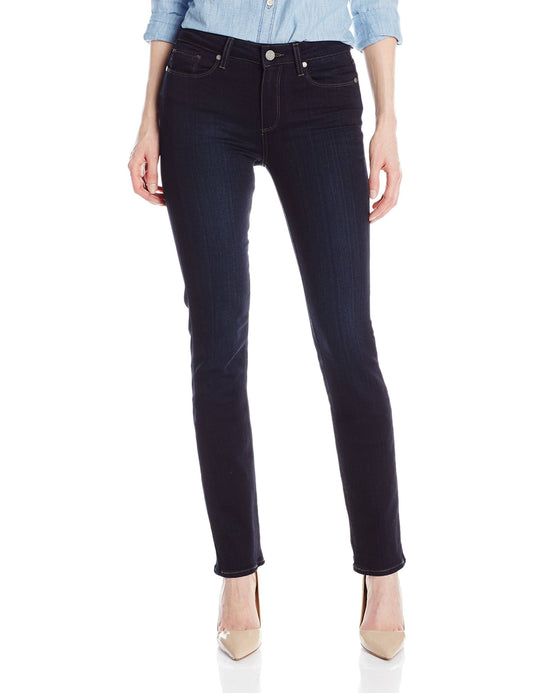 Paige Women s Hoxton Straight Jeans - Black Shadow | Size 27