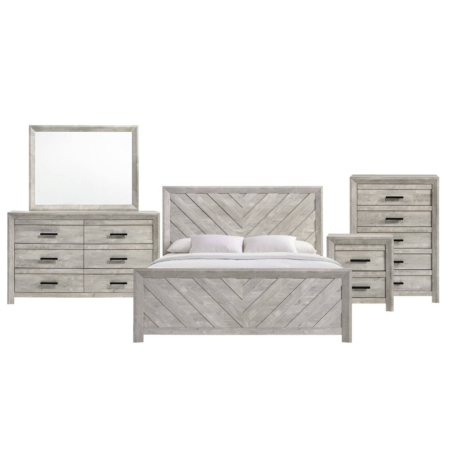 Picket House Furnishings Keely Full Panel Bed In White