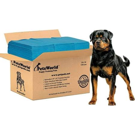 Petsworld Extra Large (30x36 Inch) Dog Training & Potty Pads 200 Count