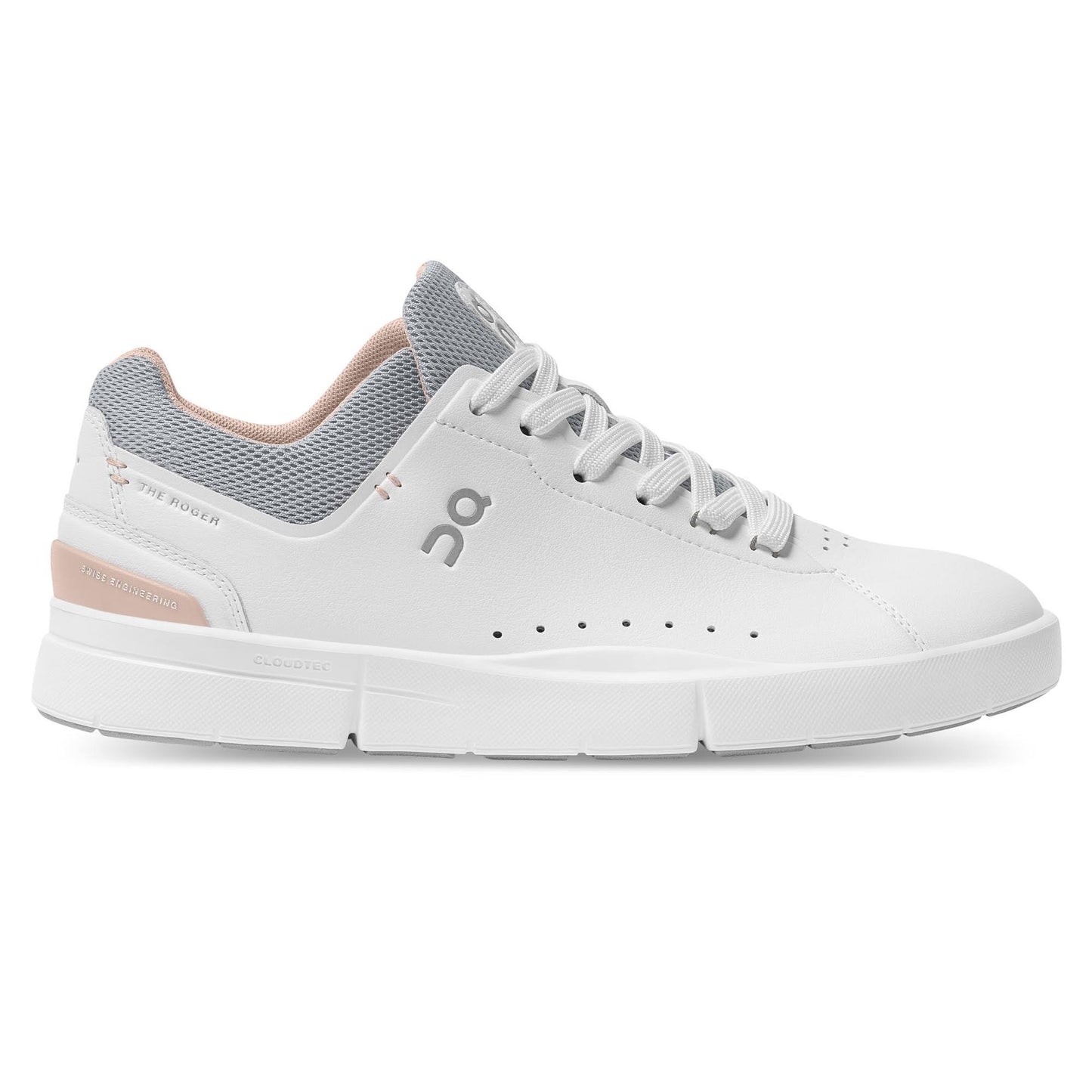 On Women s The Roger Advantage White/Rose / 8.5