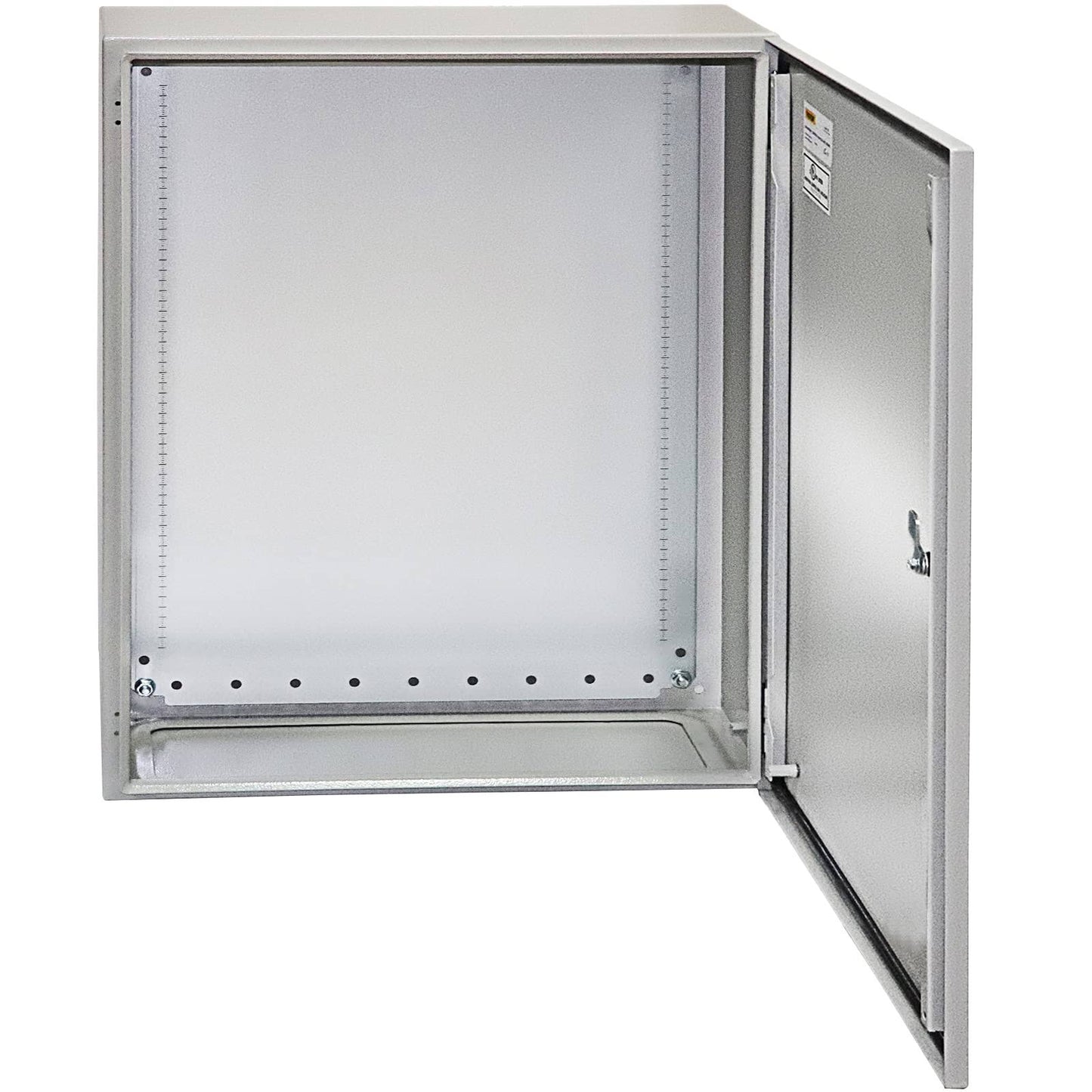 Vevor Electrical Enclosure 20 X 20 X 6 Ul Certified Nema 4 Outdoor Enclosure Ip65 Waterproof & Dustproof Cold-Rolled Carbon Steel Hinged