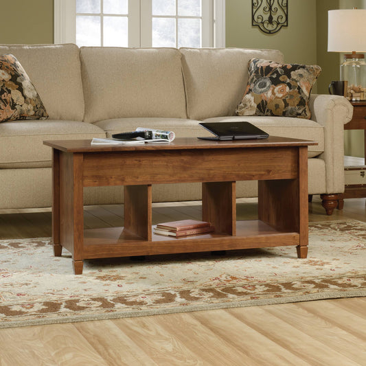 Sauder Edge Water Lift Top Coffee Table, Estate Black