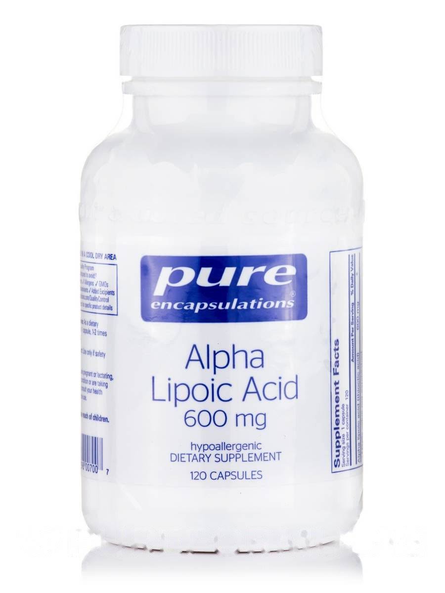 Pure Encapsulations - Alpha Lipoic Acid (600 Mg), 120 Capsules