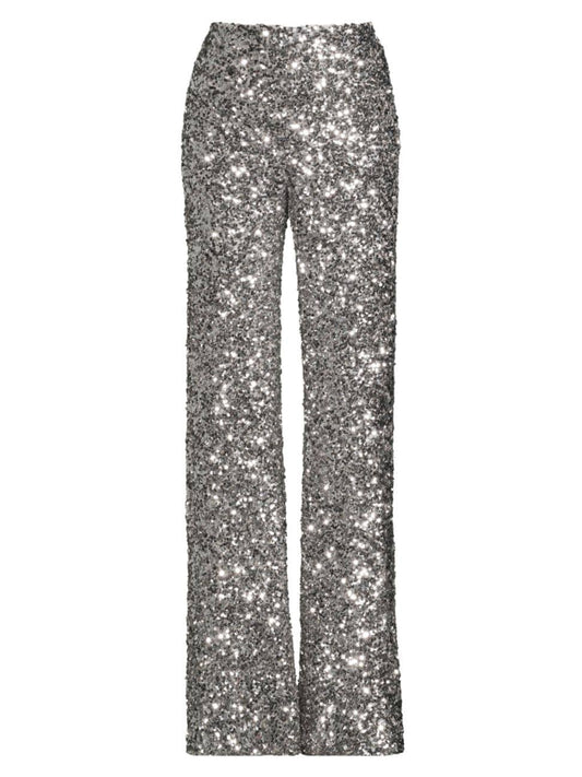 Sachin & Babi Alli Pant - Silver Sequins - Size 6