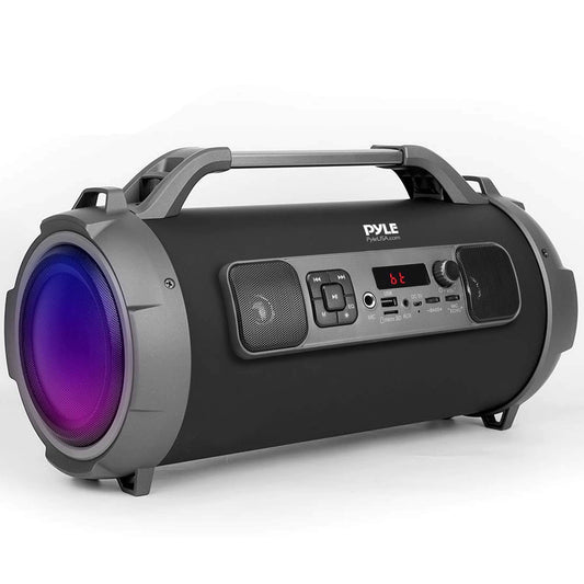 Pyle Wireless Portable Bluetooth Boombox Speaker - 500w Rechargeable Boom Box Speaker