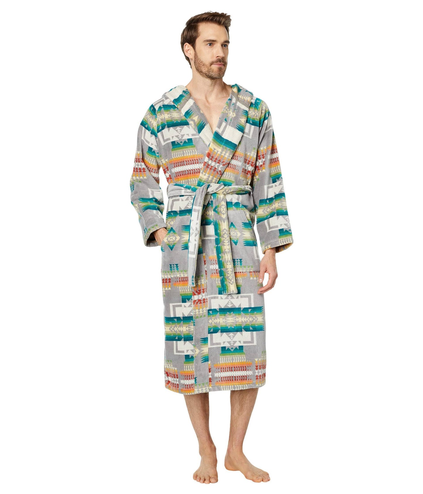 Pendleton Robe - Men s Chief Joseph/Grey, Xxs/Xs