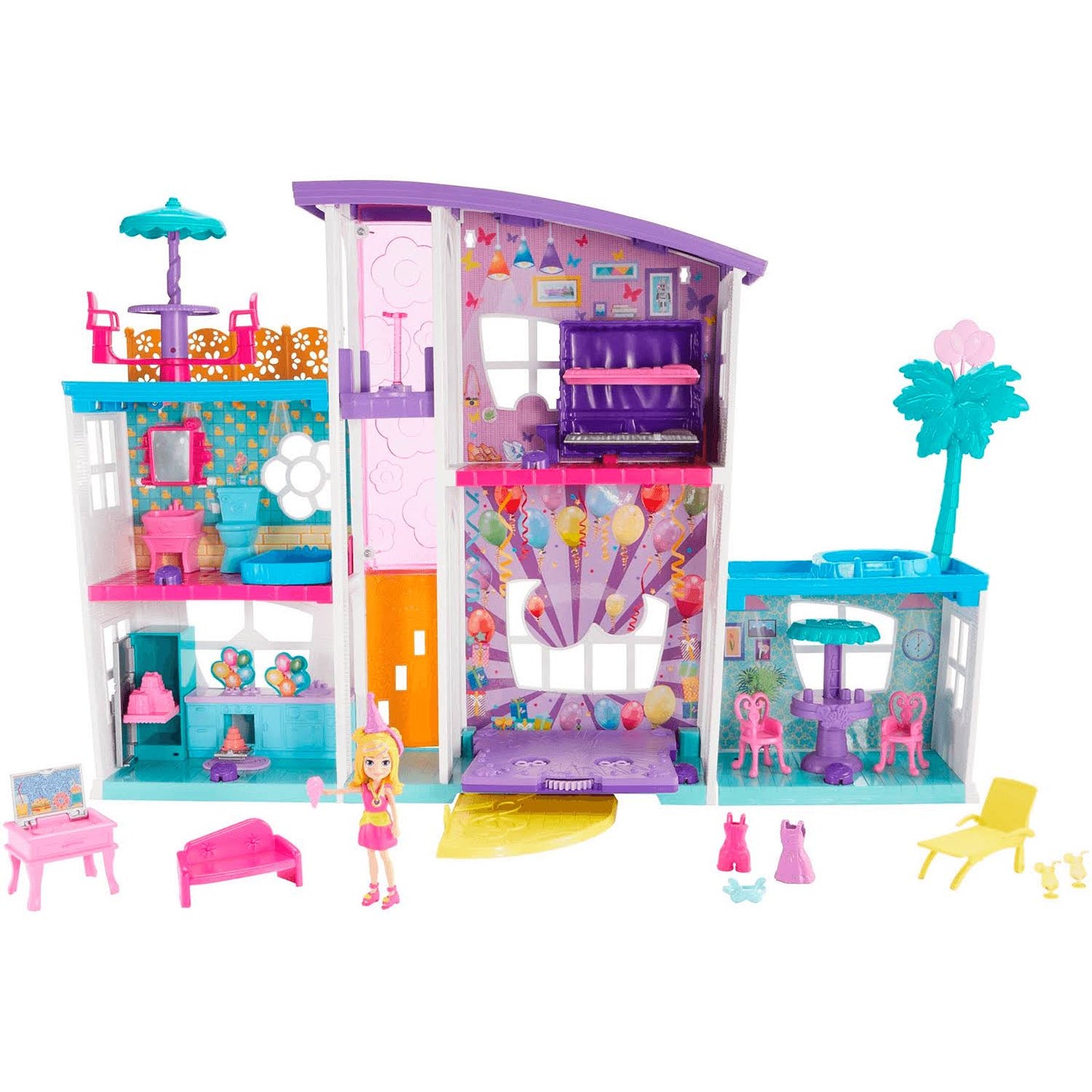 Polly Pocket Poppin Party Pad Is A Transforming Playhouse!