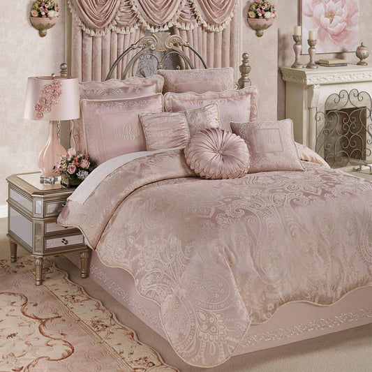 Touch Of Class Princess Comforter Set Blush, Queen, Blush