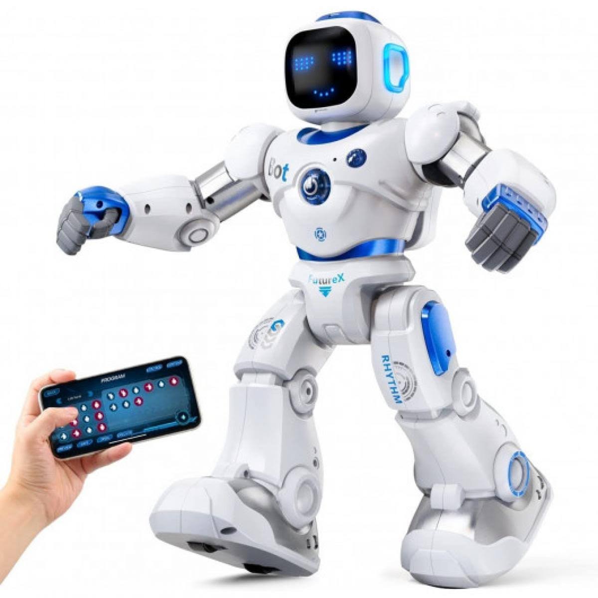 Ruko 1088 Smart Robots For Kids, Large Programmable Interactive Rc Robot With Voice Control, App Control, Present For 4 5 6 7