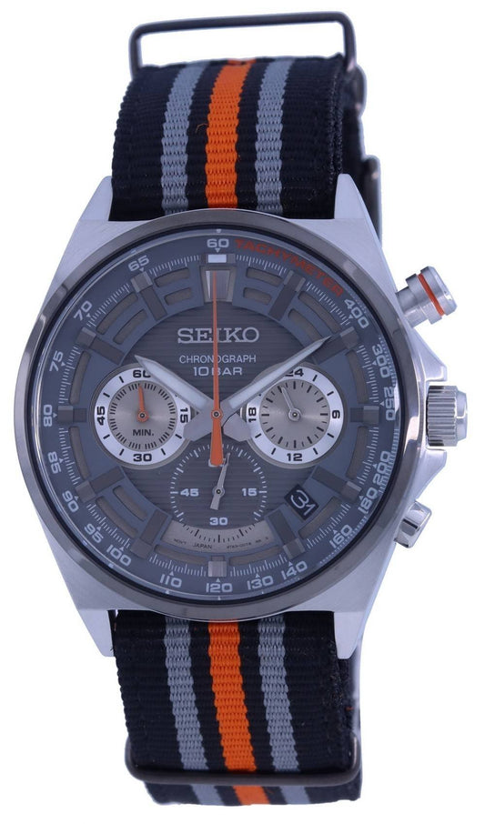 Seiko Core Chronograph Quartz Grey Dial Men s Watch Ssb403p1