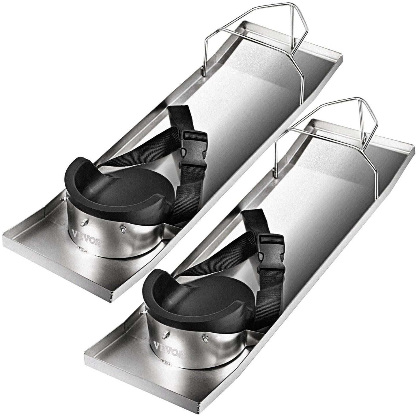 Vevor Concrete Slider Knee Boards Pair Sliding Boards 30 X 8 Stainless W/ Pads