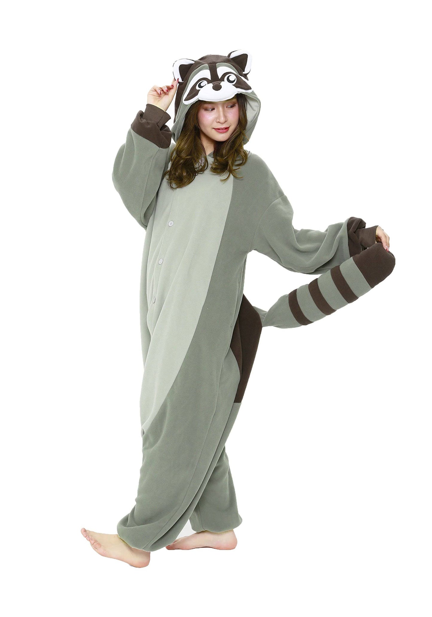 Sazac Raccoon Kigurumi, Regular - Adult