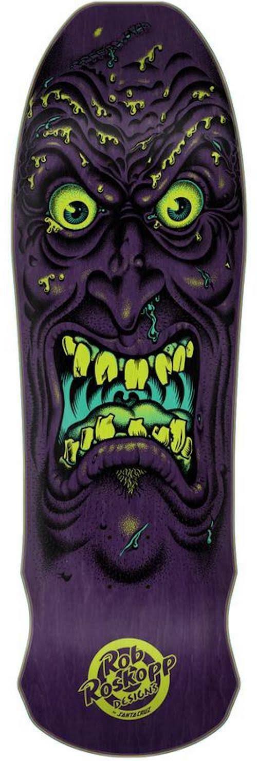 Santa Cruz Roskopp Face Florian 9.5 Reissue Skateboard Deck