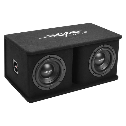 Skar Audio Dual 8 1400w Loaded Sdr Series Vented Subwoofer Enclosure | Sdr-2x8d4