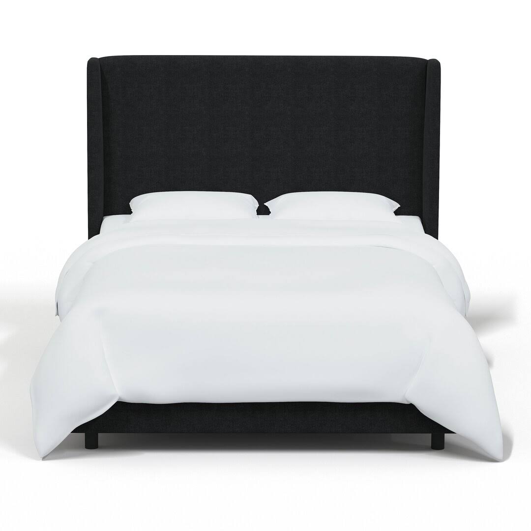 Tilly Upholstered Bed Size: Queen, Color: Black