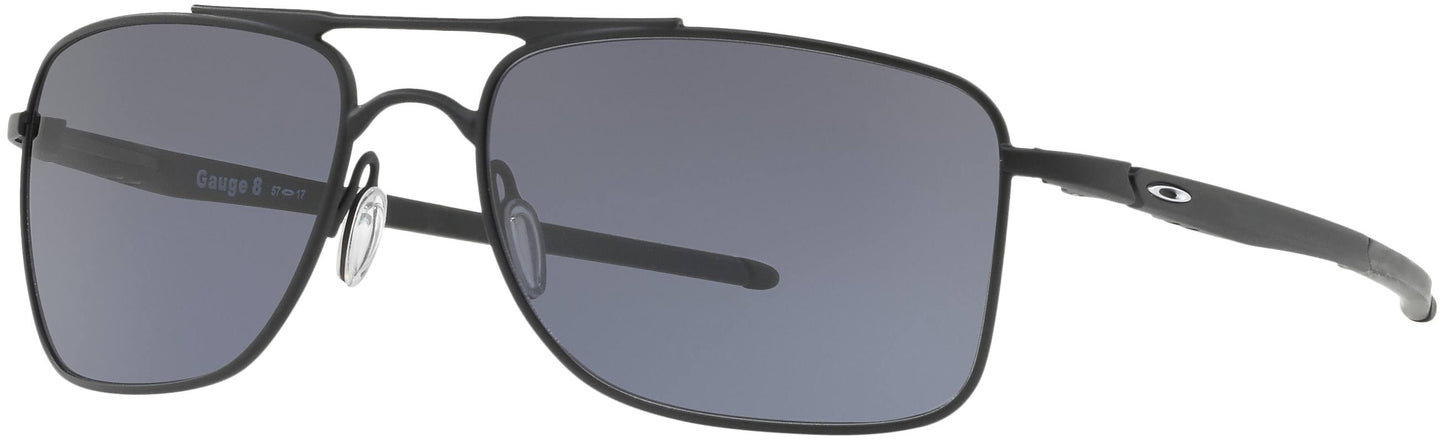 Oakley Gauge 8 Sunglasses - Matte Black/Prizm Black Polarized