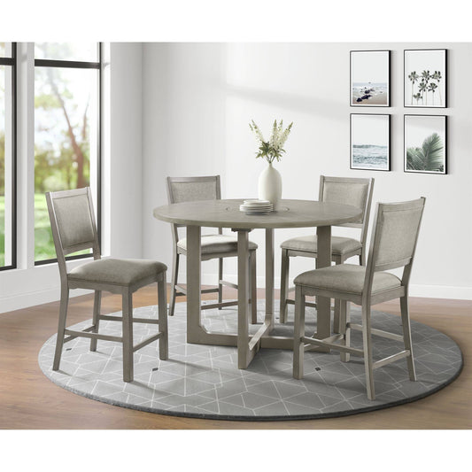 Picket House Furnishings Calderon Counter Height Side Chair Set, Gray