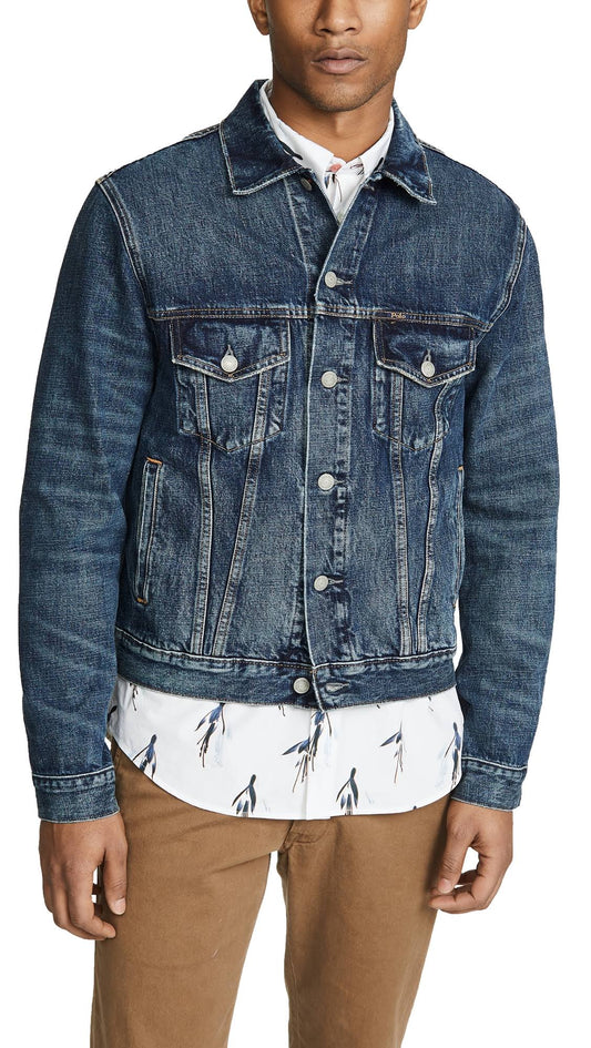 Polo Ralph Lauren Blue Trucker Denim Jacket