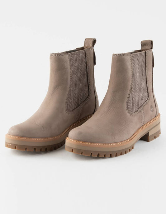 Timberland Courmayeur Valley Chelsea Boot - Women s Taupe Nubuck, 9.5