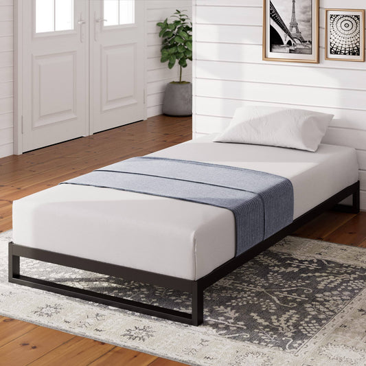 Zinus 7 Inch Heavy Duty Low Profile Platform Bed Frame/Mattress, Queen