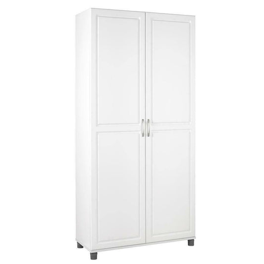 Systembuild Trailwinds White Storage Cabinet