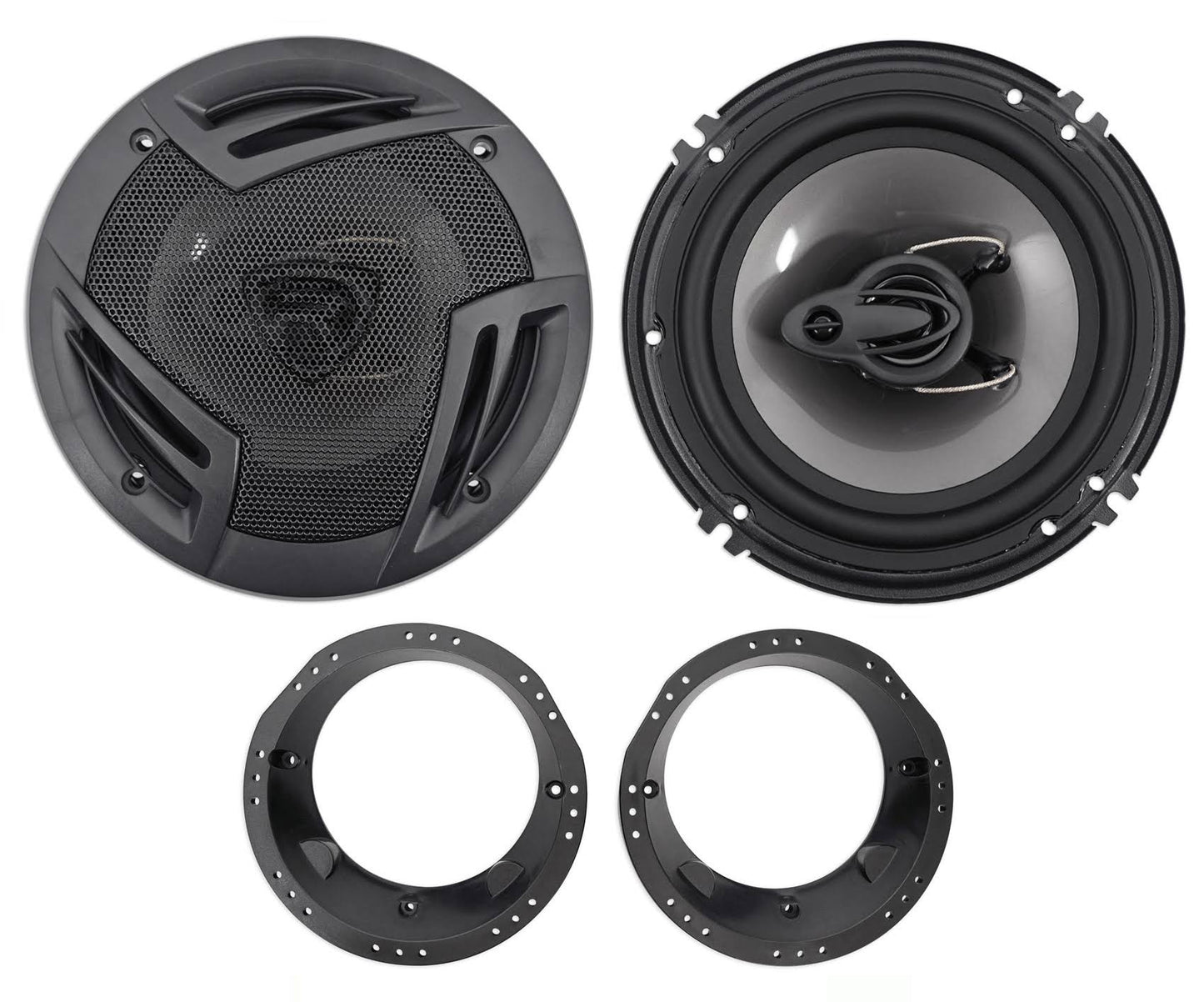 1998-2013 Harley Davidson Flht Flhtc Rockville Factory Speaker Replacement Kit