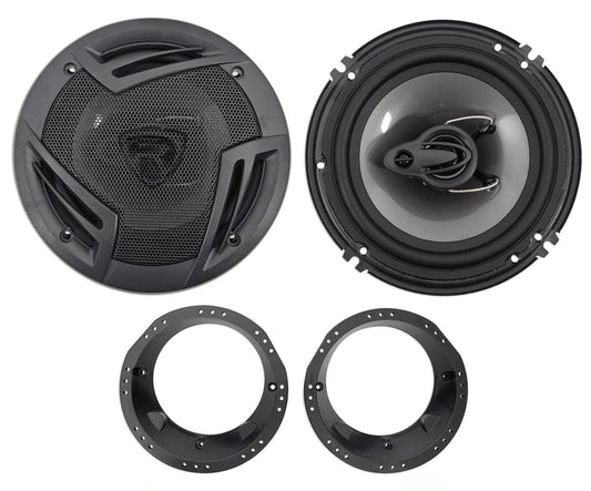 1998-2013 Harley Davidson Flht Flhtc Rockville Factory Speaker Replacement Kit